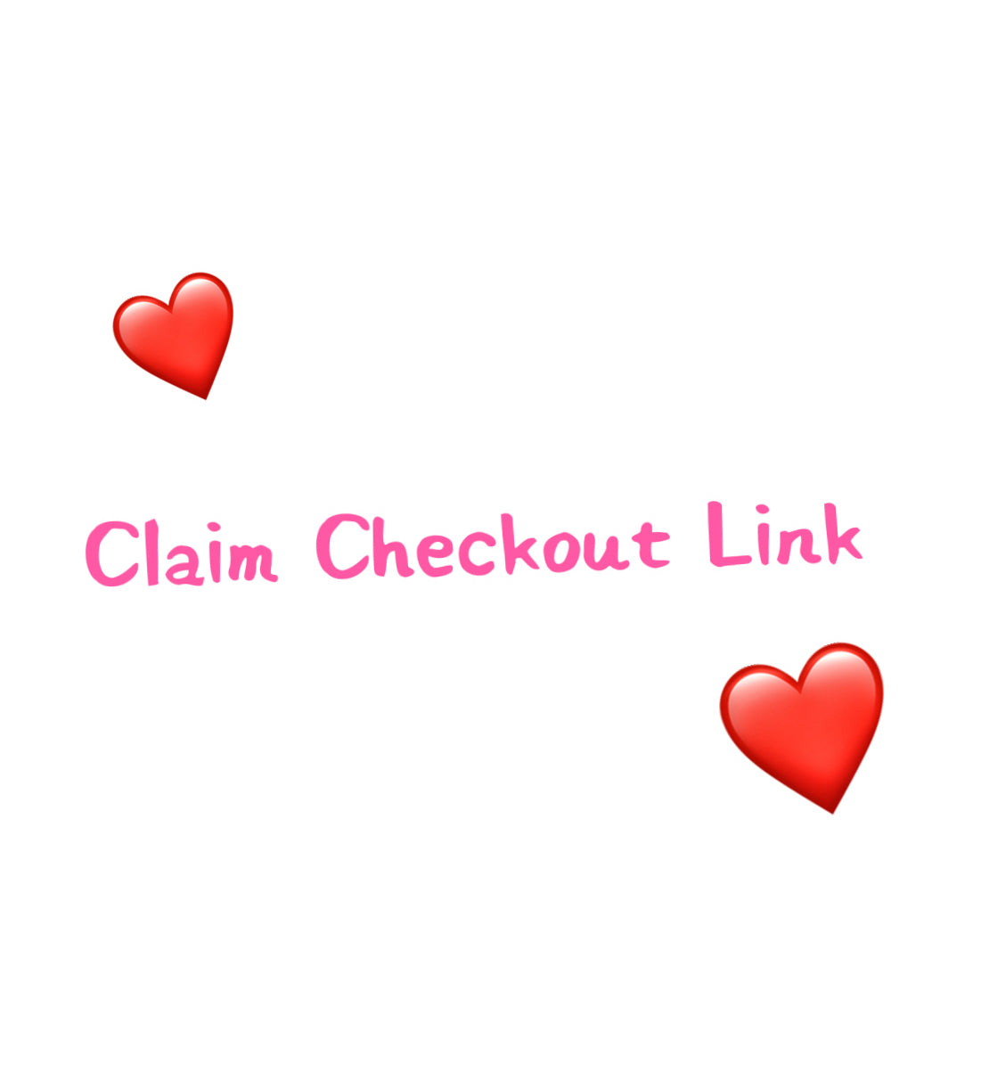 Clearance jewelry - Claim Checkout Link